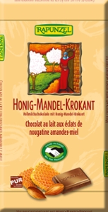 Honig-Mandel-Krokant Vollmilch Schokolade  HIH