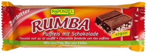 Rumba Puffreisriegel Zart- bitter