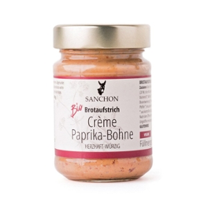Brotaufstrich Crème Paprika-Bohne vegan