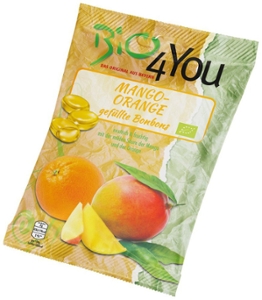 Bio 4You Mango-Orange Bonbons 75 g
