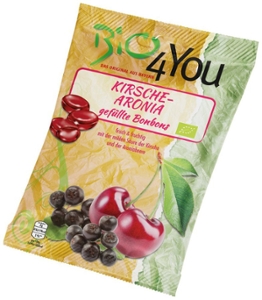 Bio 4You Kirsche-Aronia Bonbons 75 g