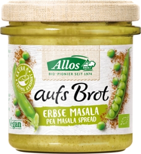 aufs Brot Erbse-Masala