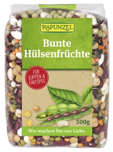 Bunte Hülsenfrüchte