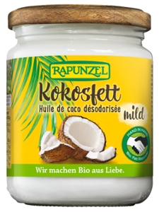 Kokosfett im Glas