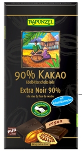 Bitterschokolade 90% Kakao mit Kokosblütenzucker H