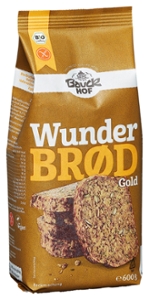 Brotbackmischung Wunderbrot Gold glutenfrei