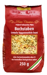 Rapunzel Buchstaben Suppennudeln Semola