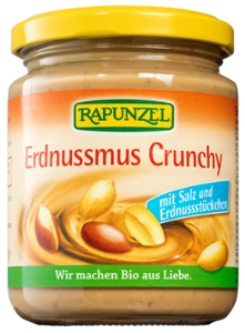 Erdnussmus Crunchy mit Salz