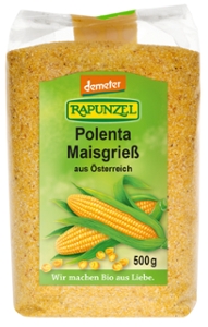 Rapunzel Polenta Maisgrieß demeter