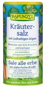 Jodiertes Kräutersalz mit 15% Kräutern & Gemüse