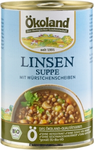 Linsentopf m. Würstch.