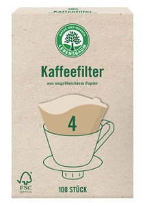 Papier-Kaffeefilter Größe 4