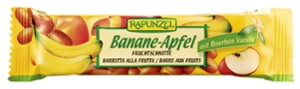 Fruchtschnitte Banane-Apfel