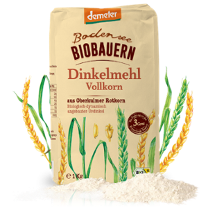 Bodensee Biobauern Demeter Dinkelmehl Vollkorn