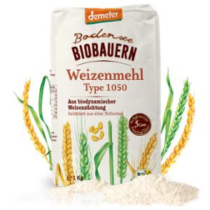 Bodensee Biobauern Demeter Weizenmehl 1050