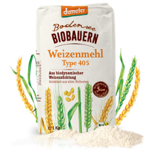 Bodensee Biobauern Demeter Weizenmehl 405